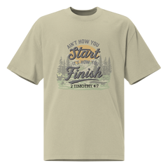 2Tim Light Oversized Faded T-Shirt