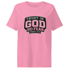Trust God Women's Organic Ribbed Neck T-Shirt