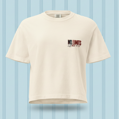 No Limits Classical Font Heavyweight Crop Top
