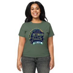 Fueled By Faith Women's High-Waisted Tee