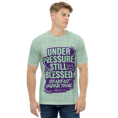 James 1:12 Steadfast Men's Crew Neck T-Shirt