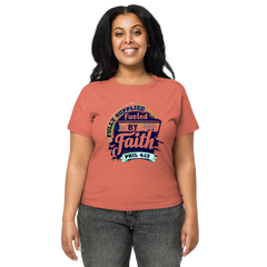 Fueled By Faith Women's High-Waisted Tee