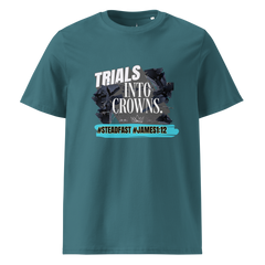 Crowns Unisex Organic Ribbed Neck T-Shirt