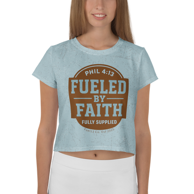 Fueled By Faith Crop Tee
