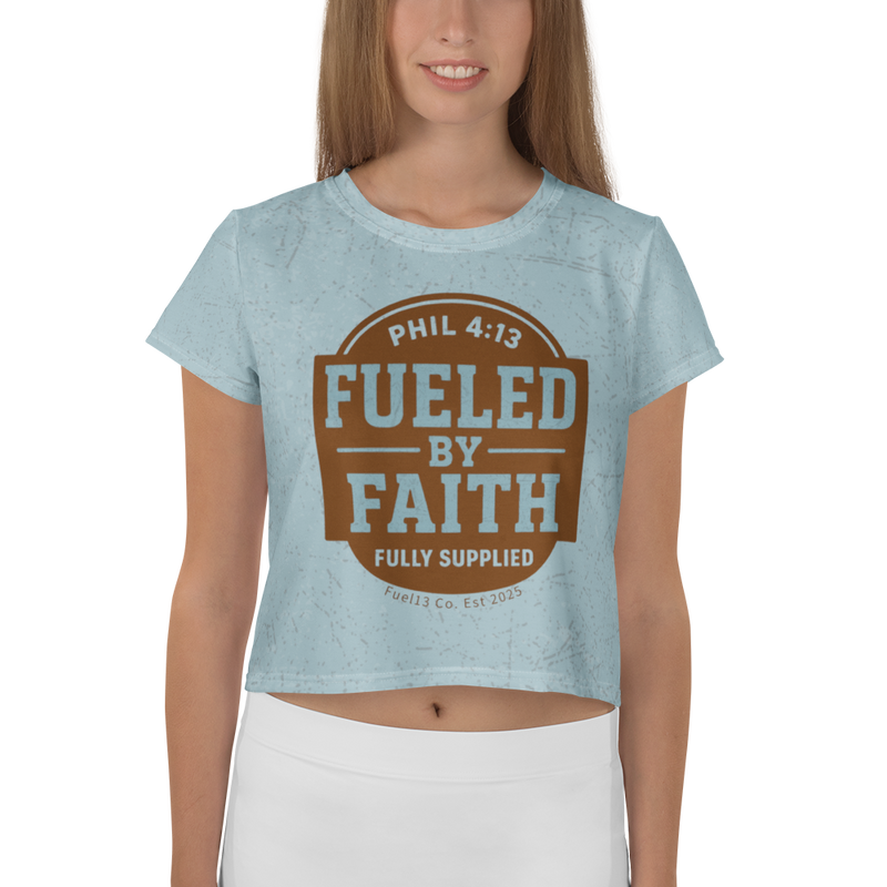 Fueled By Faith Crop Tee