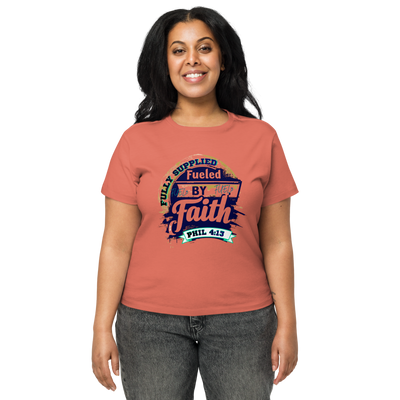 Fueled By Faith Women's High-Waisted Tee