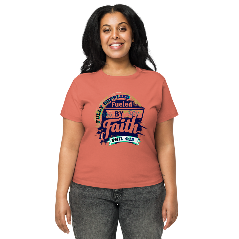 Fueled By Faith Women's High-Waisted Tee