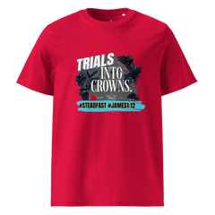 Crowns Unisex Organic Ribbed Neck T-Shirt