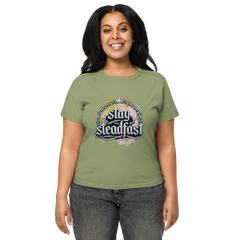 Steadfast Women's High-Waisted Tee | Cotton Heritage