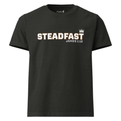 James 1:12 Steadfast Unisex Oversized Garment-Dyed T-Shirt | Bella