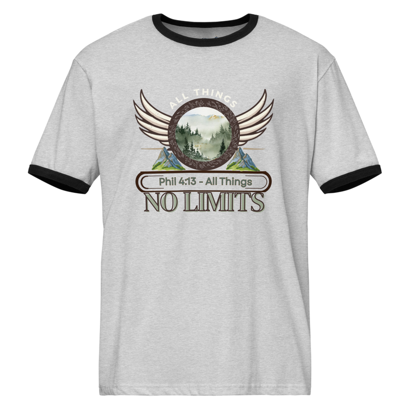No Limits Border Unisex Ringer T-Shirt | Next Level