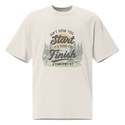 2Tim Light Oversized Faded T-Shirt