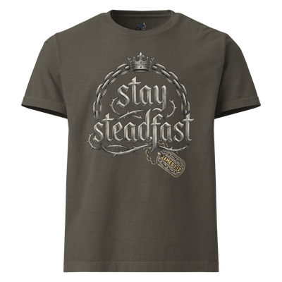 James 1:12 Oversized Garment-Dyed T-Shirt