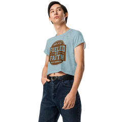 Fueled By Faith Crop Tee