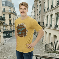 Fueled By Faith Men's Mixed Crew Neck T-Shirt