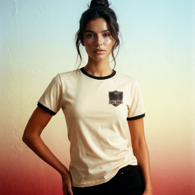 Child Of God Shield Unisex Ringer T-Shirt