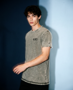 No Limits Unisex Embroidery Denim T-Shirt