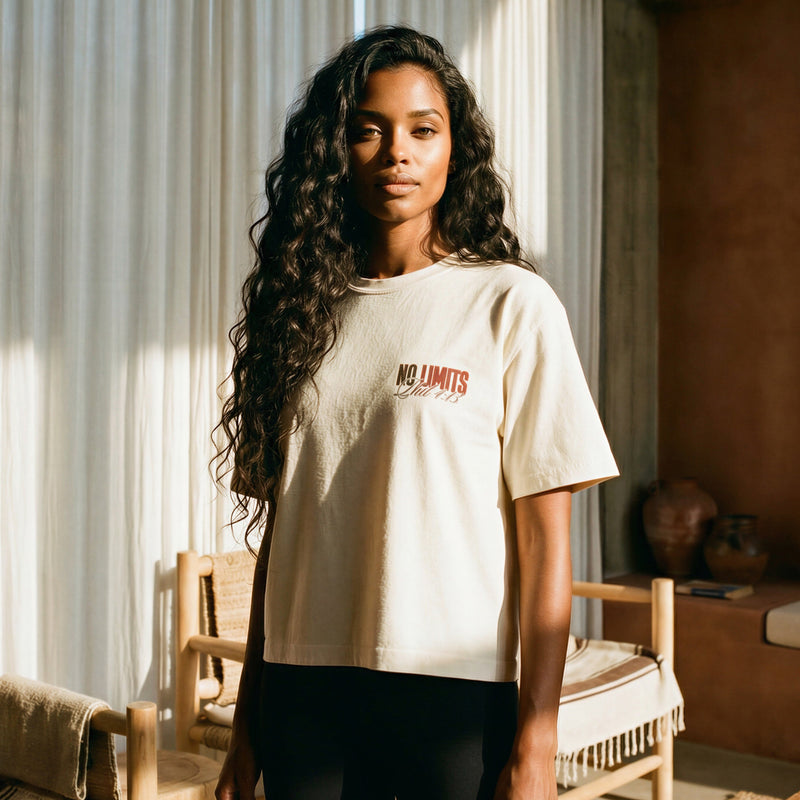 No Limits Classical Font Heavyweight Crop Top