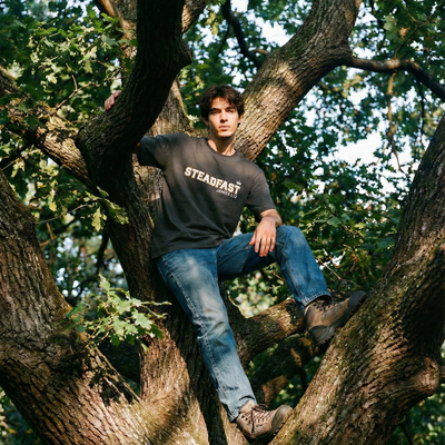 James 1:12 Steadfast Oversized Unisex Garment-Dyed T-Shirt