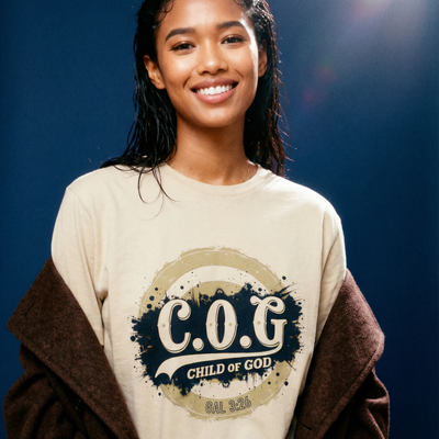 Child Of God Unisex Organic Ribbed Neck T-Shirt