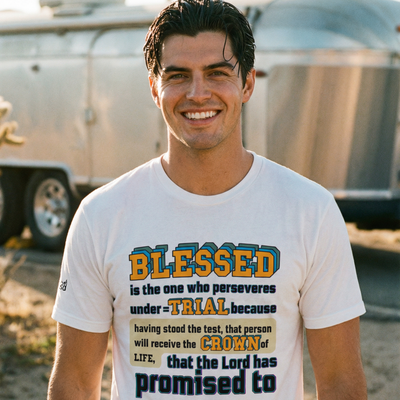 Blessed Men's Mixed Crew Neck T-Shirt