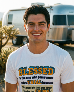 Blessed Men's Mixed Crew Neck T-Shirt