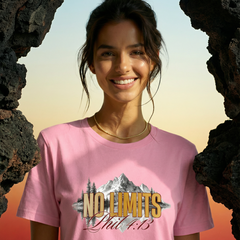 No Limits Women's Organic Ribbed Neck T-Shirt