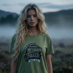 Fueled By Faith Women's High-Waisted Tee