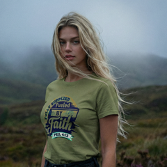 Fueled By Faith Women's High-Waisted Tee