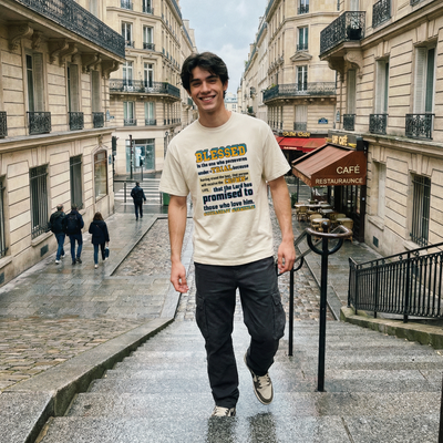 Blessed Oversized Faded T-Shirt