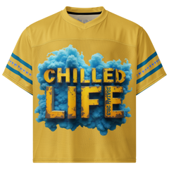 Chilled Life Mustard Boxy Football Jersey