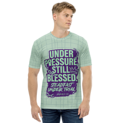James 1:12 Steadfast Men's Crew Neck T-Shirt