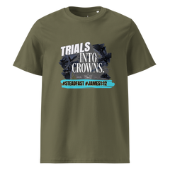 Crowns Unisex Organic Ribbed Neck T-Shirt