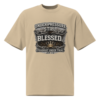 Blessed Faded Oversized Faded T-Shirt
