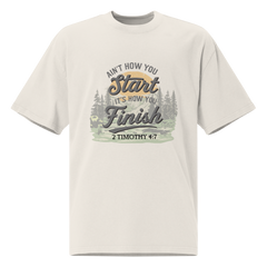 2Tim Light Oversized Faded T-Shirt