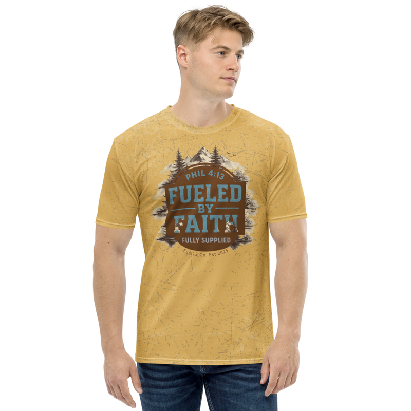 Fueled By Faith Men's Crew Neck T-Shirt