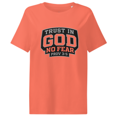 Trust God Women's Organic Ribbed Neck T-Shirt