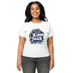 Fueled By Faith Women's High-Waisted Tee