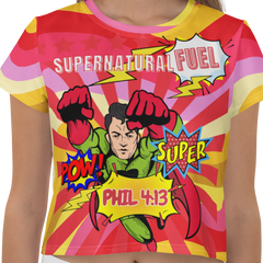 Supernatural Fuel Print Crop Tee