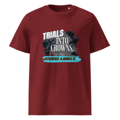 Crowns Unisex Organic Ribbed Neck T-Shirt