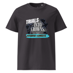 Crowns Unisex Organic Ribbed Neck T-Shirt