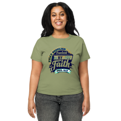 Fueled By Faith Women's High-Waisted Tee