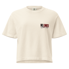 No Limits Classical Font Heavyweight Crop Top