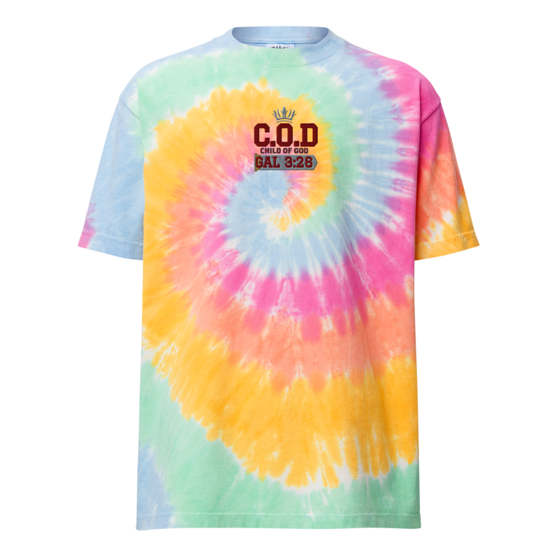 Child Of God Oversized Tie-Dye T-Shirt