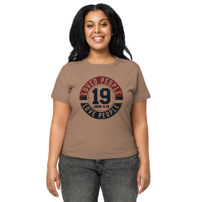 Loved People Women's High-Waisted Tee | Cotton Heritage