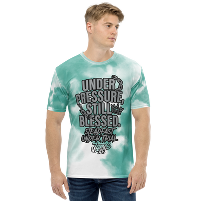 James 1:12 Green Men's Crew Neck T-Shirt