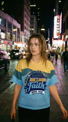 Fueled By Faith Boxy Football Jersey