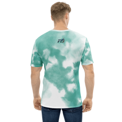 James 1:12 Green Men's Mixed Crew Neck T-Shirt