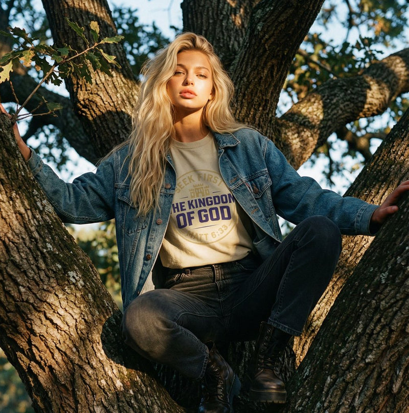 Seek First Oversized Faded T-Shirt