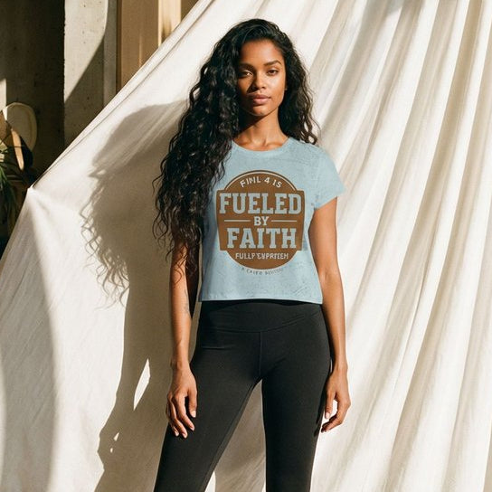 Fueled By Faith Crop Tee